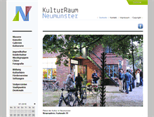 Tablet Screenshot of kulturraum-neumuenster.de